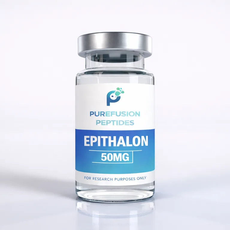 Epitalon 50mg research material packaging