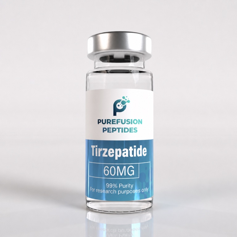 Tirzepatide 60mg research material packaging